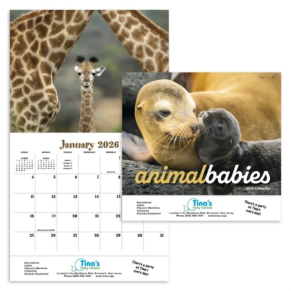 Products Animal Babies Appointment Calendar - Stapled