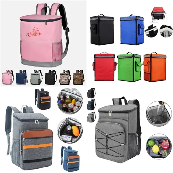 20 Cans Insulated Backpack Cooler Waterproof Leakproof Lunch - 20 Cans Insulated Backpack Cooler Waterproof Leakproof Lunch - Image 0 of 0