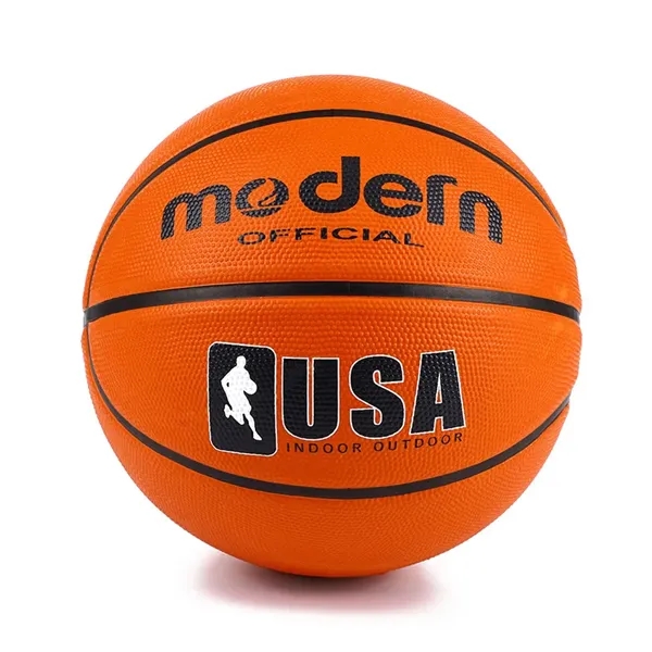 Sports Rubber Basketball Size 5 (8.8") - Sports Rubber Basketball Size 5 (8.8") - Image 1 of 7