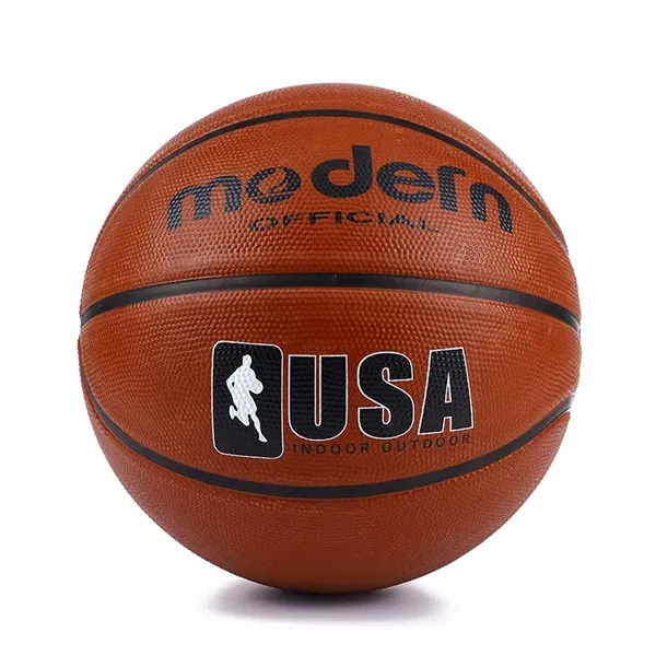 Sports Rubber Basketball Size 5 (8.8") - Sports Rubber Basketball Size 5 (8.8") - Image 2 of 7