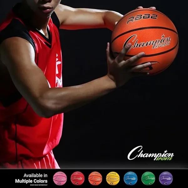 Sports Rubber Basketball Size 5 (8.8") - Sports Rubber Basketball Size 5 (8.8") - Image 6 of 7