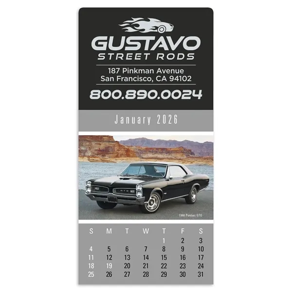 Press-N-Stick Cruisin' Cars Calendar - Press-N-Stick Cruisin' Cars Calendar - Image 0 of 1
