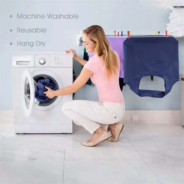 Large Foldable Reusable Grocery Bag - Large Foldable Reusable Grocery Bag - Image 4 of 6