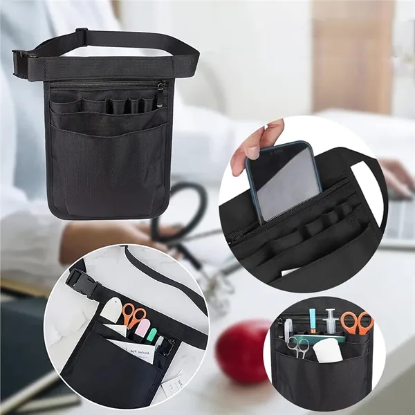 Nylon Nursing Fanny Pack Nurse Tool Organizer Pouch - Nylon Nursing Fanny Pack Nurse Tool Organizer Pouch - Image 1 of 3
