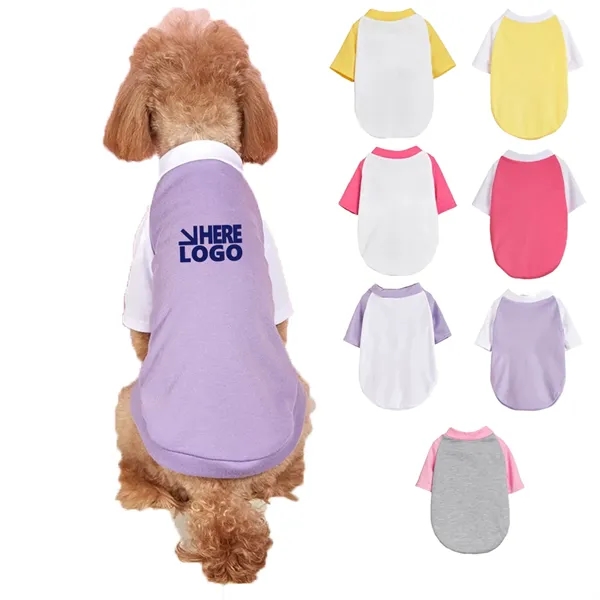 MOQ 50 Stylish Dog T-Shirt Colorblock Design for Spring/Summ - MOQ 50 Stylish Dog T-Shirt Colorblock Design for Spring/Summ - Image 0 of 0