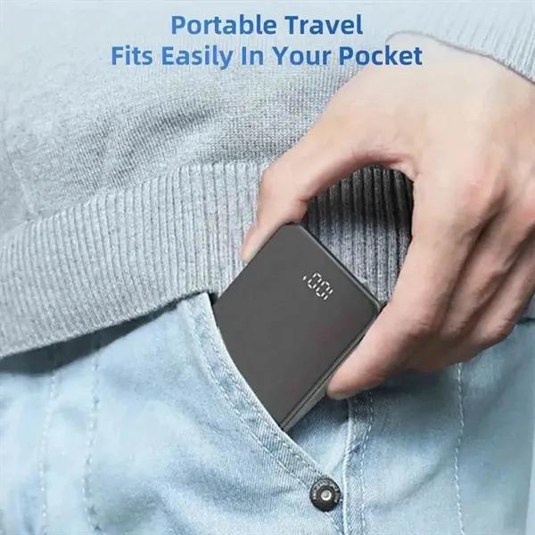 Portable 10000mAh Magnetic Power Bank - Portable 10000mAh Magnetic Power Bank - Image 1 of 2