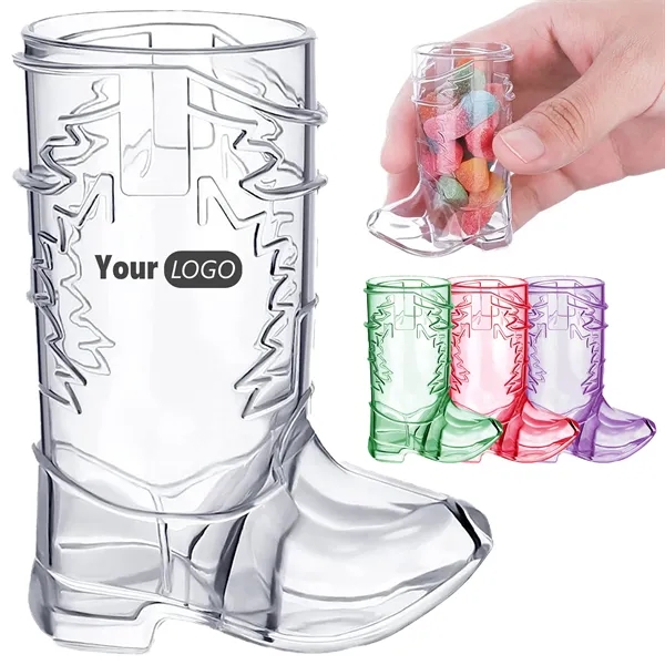 Plastic Reusable Denim Themed Party Wine Glasses - Plastic Reusable Denim Themed Party Wine Glasses - Image 0 of 7