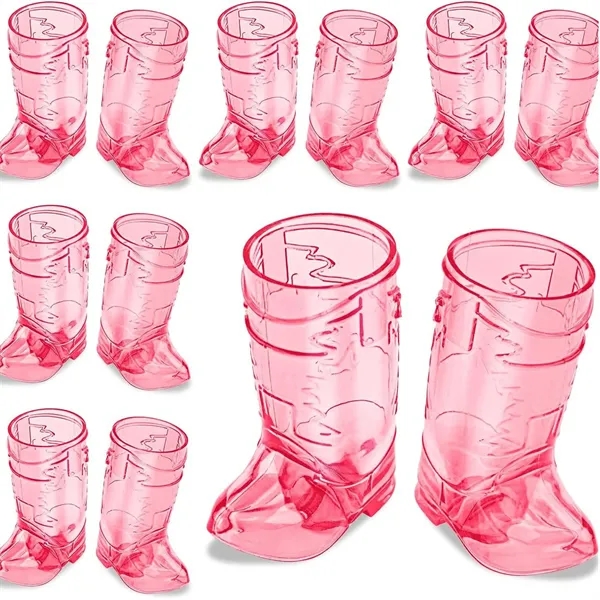 Plastic Reusable Denim Themed Party Wine Glasses - Plastic Reusable Denim Themed Party Wine Glasses - Image 3 of 7