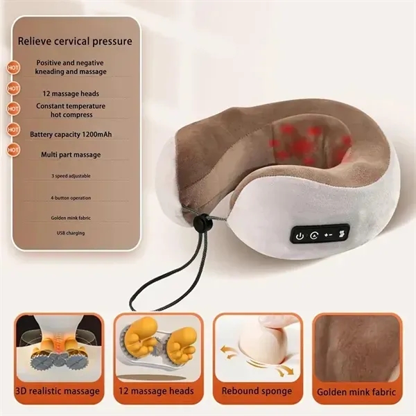Neck Massage Pillow - Neck Massage Pillow - Image 0 of 3