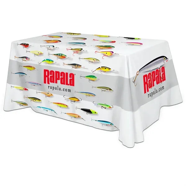 All Over Full Color Table Cover 3-sided, fits 6' table - All Over Full Color Table Cover 3-sided, fits 6' table - Image 3 of 5
