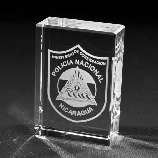 Thin Cut Rectangle Crystal Award - Thin Cut Rectangle Crystal Award - Image 0 of 11