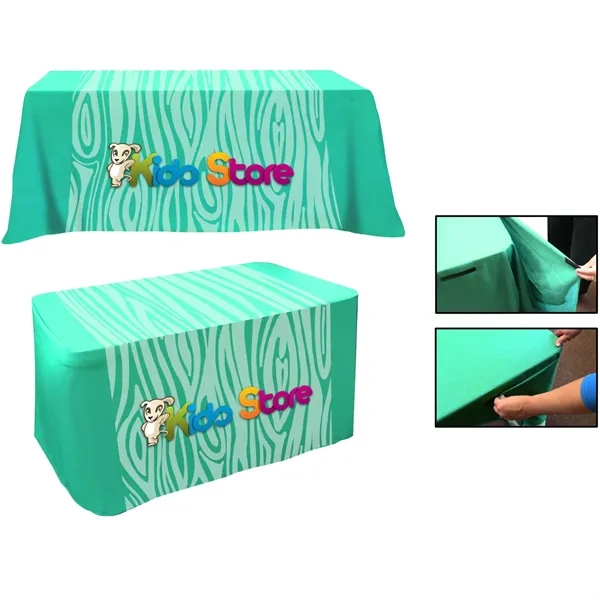 Full Color Convertible Table Cover for 4-ft or 6-ft table
