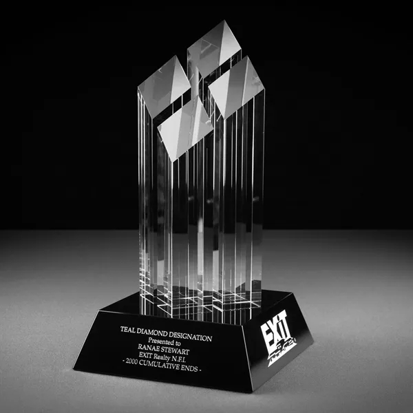 Diamond Pillar Award (14 1/8" x 7 7/8" x 7 7/8")