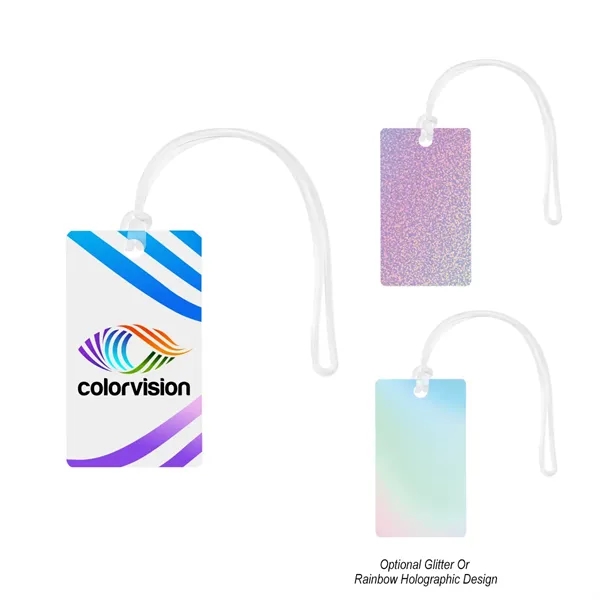 Acrylic Bag Tag - Rectangle - Acrylic Bag Tag - Rectangle - Image 1 of 3