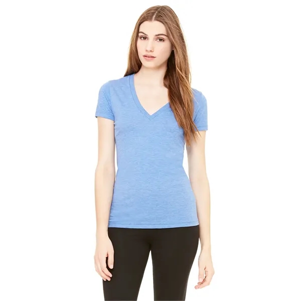 Bella + Canvas Ladies' Triblend Short-Sleeve Deep V-Neck ... - Bella + Canvas Ladies' Triblend Short-Sleeve Deep V-Neck ... - Image 0 of 62