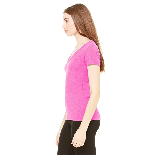 Bella + Canvas Ladies' Triblend Short-Sleeve Deep V-Neck ... - Bella + Canvas Ladies' Triblend Short-Sleeve Deep V-Neck ... - Image 61 of 62