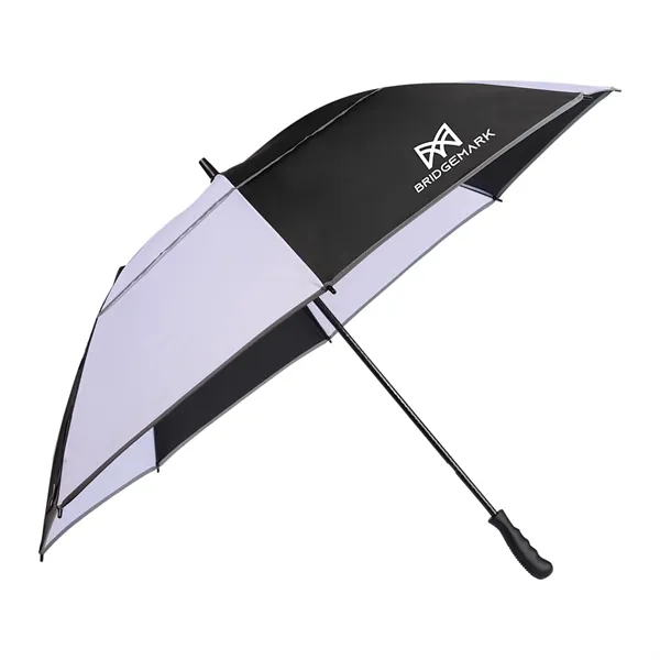62" RPET Golf Umbrella w/ Reflective Trim - 62" RPET Golf Umbrella w/ Reflective Trim - Image 3 of 22