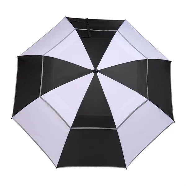 62" RPET Golf Umbrella w/ Reflective Trim - 62" RPET Golf Umbrella w/ Reflective Trim - Image 4 of 22
