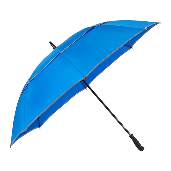 62" RPET Golf Umbrella w/ Reflective Trim - 62" RPET Golf Umbrella w/ Reflective Trim - Image 20 of 22