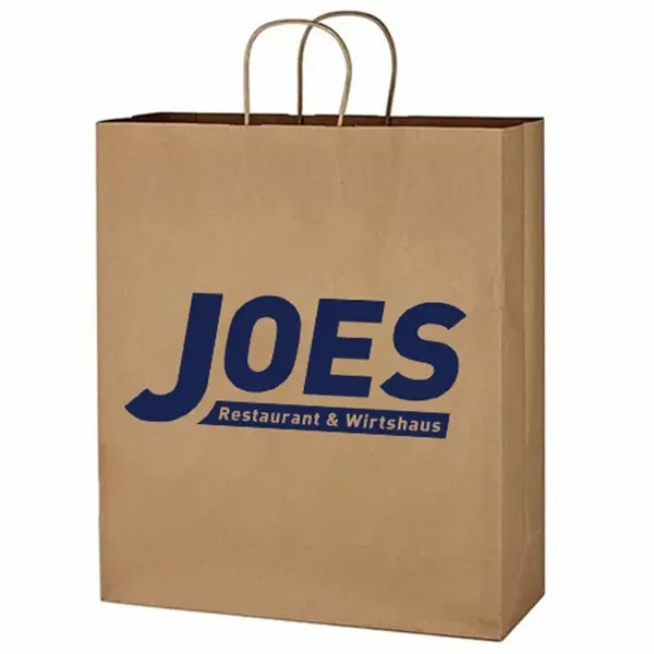 Custom Kraft Brown Paper Bag - Custom Kraft Brown Paper Bag - Image 5 of 7