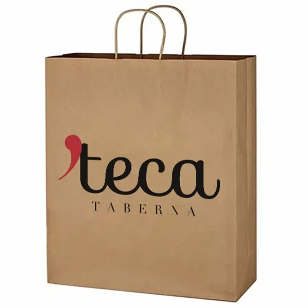 Custom Kraft Brown Paper Bag - Custom Kraft Brown Paper Bag - Image 7 of 7