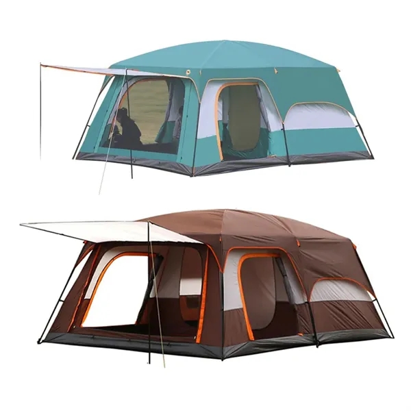 Weatherproof Cabin Shelter Family Camping Tent w/ Carry Bag - Weatherproof Cabin Shelter Family Camping Tent w/ Carry Bag - Image 5 of 5