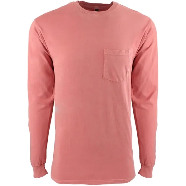 Next Level Apparel Adult Inspired Dye Long-Sleeve Crew wi... - Next Level Apparel Adult Inspired Dye Long-Sleeve Crew wi... - Image 17 of 23