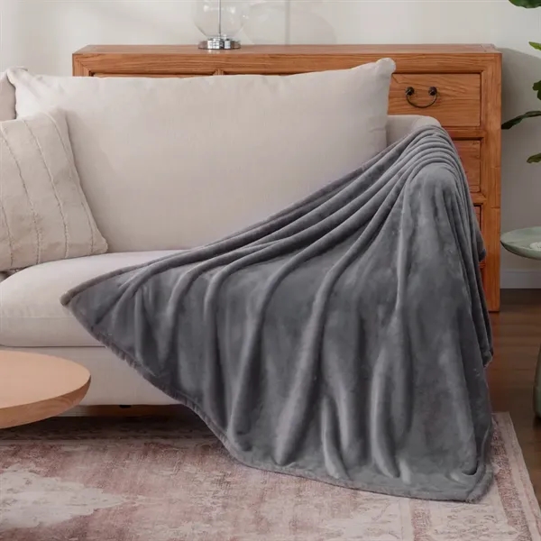 VelvetLoft®  Throw  - Charcoal - VelvetLoft®  Throw  - Charcoal - Image 0 of 2