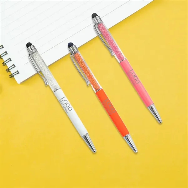 Crystal Stylus Retractable Ballpoint Pen - Crystal Stylus Retractable Ballpoint Pen - Image 0 of 13