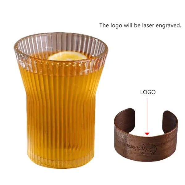 11oz Custom Vintage Drinking Glass w/Wooden Sleeve - 11oz Custom Vintage Drinking Glass w/Wooden Sleeve - Image 0 of 3