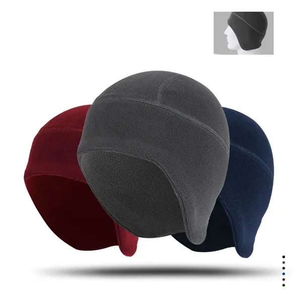 Warm Winter Fleece Lined Earflap Hat - Warm Winter Fleece Lined Earflap Hat - Image 2 of 3