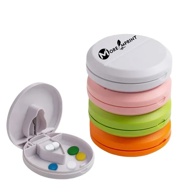 Portable 2-in-1 Pill Cutter & Splitter with Storage Case - Portable 2-in-1 Pill Cutter & Splitter with Storage Case - Image 0 of 2