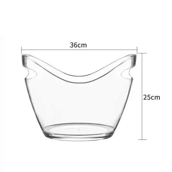 Clear Acrylic Ice Bucket - Clear Acrylic Ice Bucket - Image 0 of 2