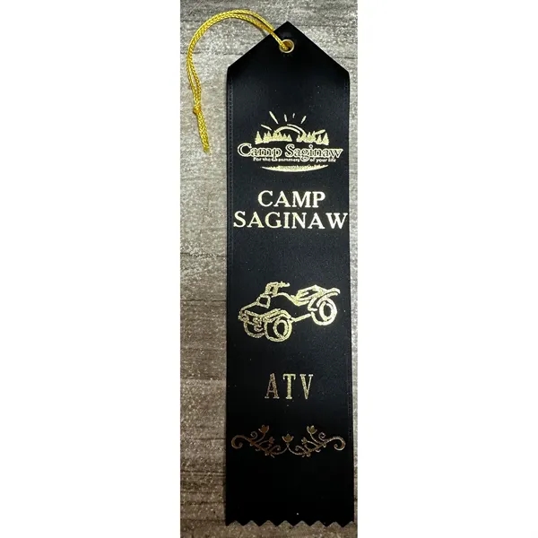 2" x 8" Custom Award Ribbon with String & Card - 2" x 8" Custom Award Ribbon with String & Card - Image 4 of 10