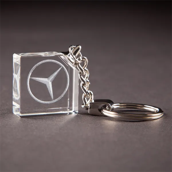 Diamond Crystal Key Chain (1 9/16" x 1 3/8" x 1/2") - Diamond Crystal Key Chain (1 9/16" x 1 3/8" x 1/2") - Image 0 of 0