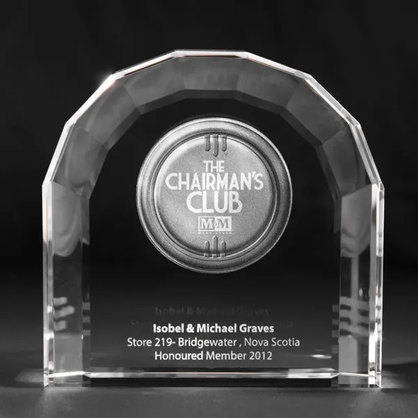 Crystal Window Arch Award - Crystal Window Arch Award - Image 0 of 3
