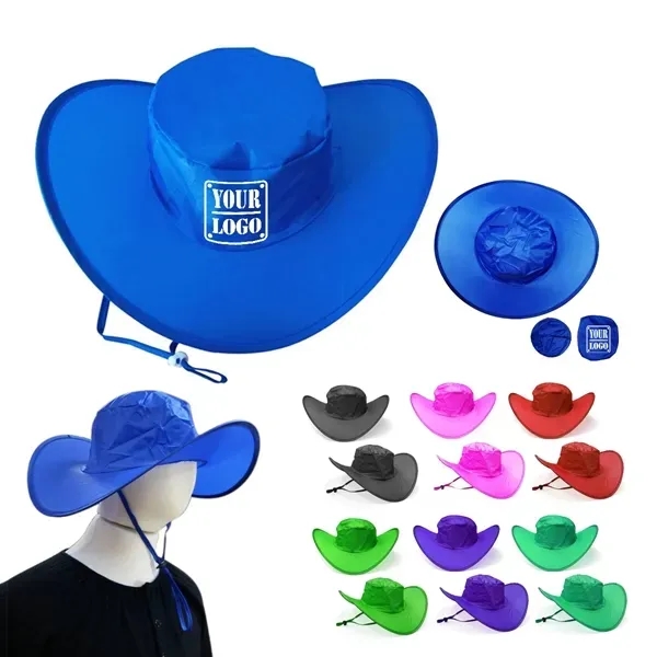 Foldable Cowboy Hat - Foldable Cowboy Hat - Image 0 of 3