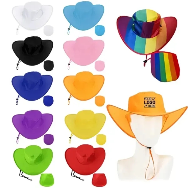 Foldable Cowboy Hat - Foldable Cowboy Hat - Image 1 of 3