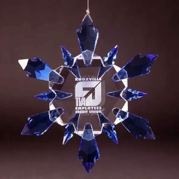 Snowflake Ornament 5 1/2" x 1 1/2" - Snowflake Ornament 5 1/2" x 1 1/2" - Image 0 of 0