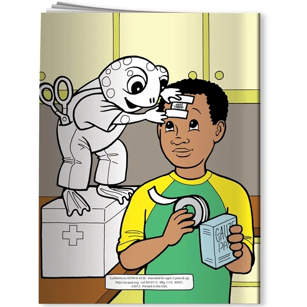 Coloring Book - First Aid Frog - Coloring Book - First Aid Frog - Image 2 of 3
