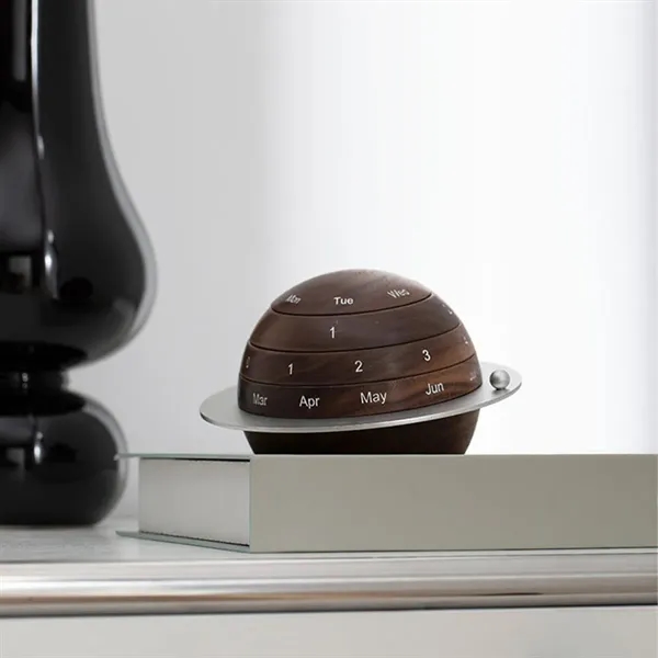 Wooden Desktop Calendar - Wooden Desktop Calendar - Image 6 of 6