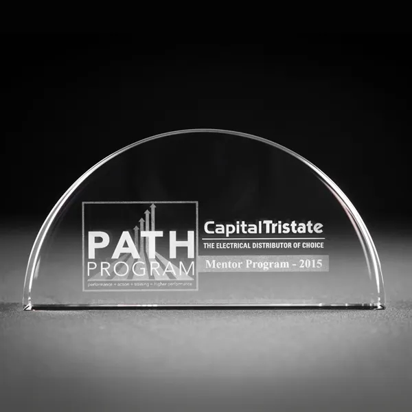 Custom Crystal Arc Award