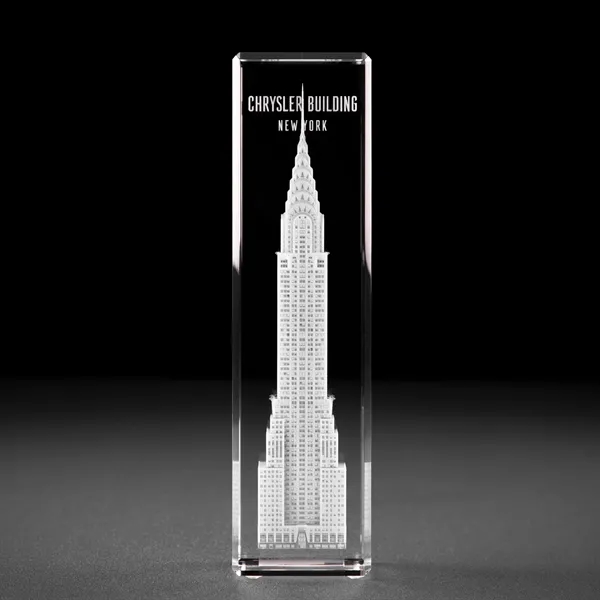 Stretch Rectangle Crystal Award