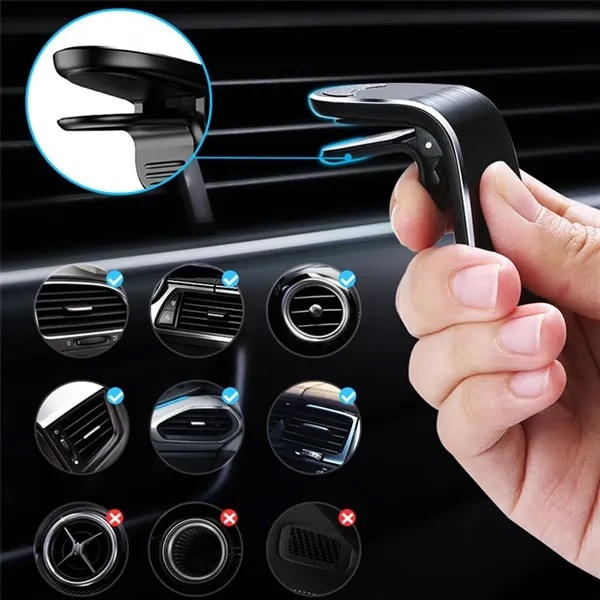 Magnetic Car Air Vent Phone Holder - Magnetic Car Air Vent Phone Holder - Image 4 of 5