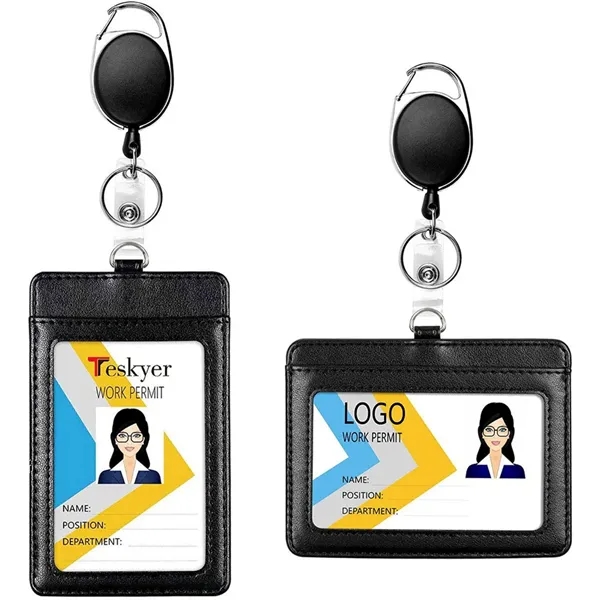 Retractable ID Badge Work Permit Holder  Multi-Card Slot - Retractable ID Badge Work Permit Holder  Multi-Card Slot - Image 3 of 3