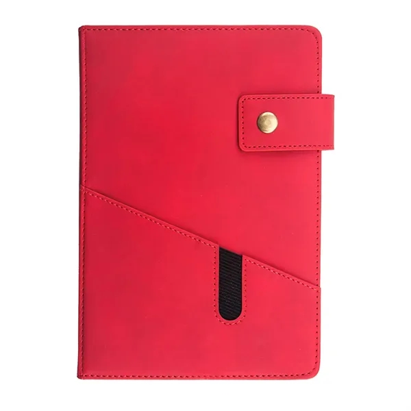 A5 Leather Notebook Multi-Function Journal with pocket - A5 Leather Notebook Multi-Function Journal with pocket - Image 4 of 4