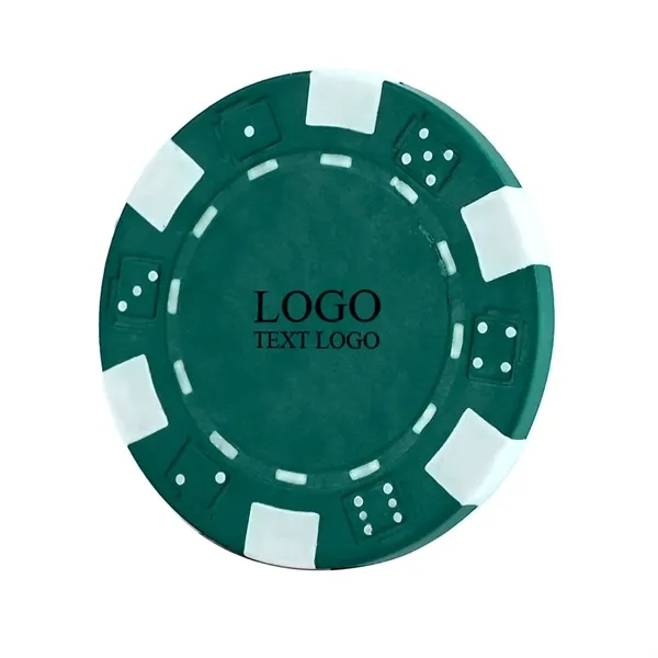 Custom Dice Logo Plastic Poker Chips