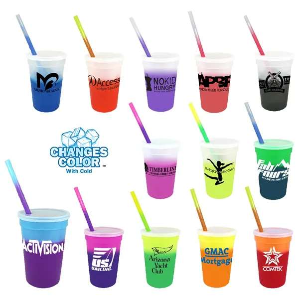 Mood™ 17 oz. Stadium Cup/Straw/Lid Set - Mood™ 17 oz. Stadium Cup/Straw/Lid Set - Image 16 of 16