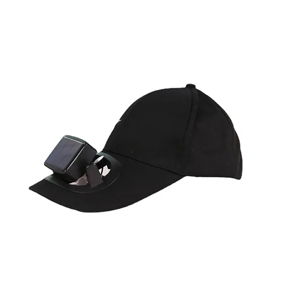 Sun Fan Cooling Baseball Hat - Sun Fan Cooling Baseball Hat - Image 1 of 3