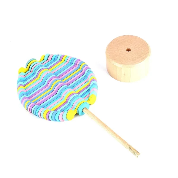 Wooden Spiral Stress Relif Toy - Wooden Spiral Stress Relif Toy - Image 1 of 4